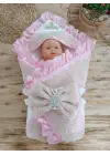 Lüks İşlemeli Bebek Battaniyesi