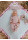 Lüks İşlemeli Bebek Battaniyesi