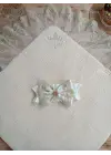 Özgün Güpürlü Nakışlı Unisex Bebek Battaniyesi
