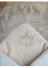 Özgün Güpürlü Nakışlı Unisex Bebek Battaniyesi