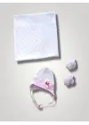 Omarı Yenidoğan Bebek Battaniye Takımı Pembe