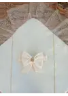 İddialı Altın Güpür İşlemeli Bebek Battaniyesi