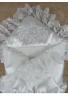 Eşsiz Pırıltı Nakışlı Yenidoğan Bebek Battaniyesi