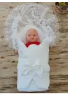 Eşsiz Nakışlı Kundak Bebek Battaniyesi