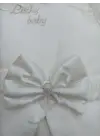 Şık Nakışlı Yenidoğan Kundak Battaniyesi