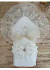 Asil Nakışlı Bebek Battaniyesi