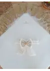 Şık Titi Taç Nakışlı Bebek Battaniyesi