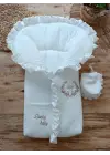 Ultra Lüks Nakışlı Bebek Battaniyesi