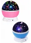 Yıldız Görünümlü Gece Lambası Renkli Masa Lambası Gökyüzü Projeksiyon