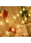 Yıldız Şekilli 3.5 Metre USB LED Işık – 20 Adet LED’li Dekoratif Ortam Aydınlatması
