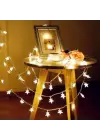 Yıldız Şekilli 3.5 Metre USB LED Işık – 20 Adet LED’li Dekoratif Ortam Aydınlatması