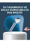 Yüksek Basınçlı 3 Fonksiyonlu Duş Başlığı