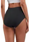 Yüksek Bel Dikişsiz Slip Külot Siyah