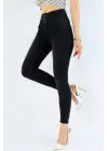 Omarı Yüksek Bel Streç Jean Pantolon 90 cm Boy