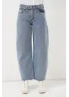 Yüksek Bel Kot Pantolon 30081 - Mavi