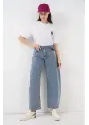 Yüksek Bel Kot Pantolon 30081 - Mavi