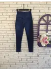 Yüksek Bel Likralı Jean Pantolon