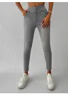 Omarı Esnek ve Şık Yüksek Bel Jean Pantolon