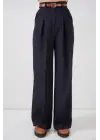 Yüksek Bel Palazzo Pantolon 30051 - Lacivert