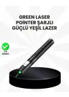 Yüksek Güçlü Yeşil Lazer Pointer 5000mw Şarjlı