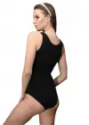 Yüksek Kalite Geniş Askılı Dikişsiz Çıtçıtlı Slip Body Siyah