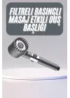 Yüksek Performanslı Masaj Etkili Su Tasarruflu Duş Başlığı Krom Kaplama Uzun Ömürlü