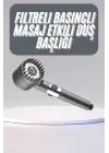 Yüksek Performanslı Masaj Etkili Su Tasarruflu Duş Başlığı Krom Kaplama Uzun Ömürlü