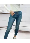 Yüksel Bel Likralı Kot Pantolon