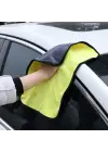 Yünlü Mikrofiber Araba Temizlik Bezi 50x70 Cm