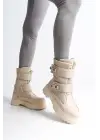 Zarif Bayan Bot - Krem