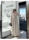 Omarı Yazın Rahatlığına Özel Uzun Elbise