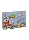 Omarı Taşıtlar İçeren Eğlenceli Bebek Puzzle Seti