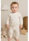 Zürafa Desenli 2 Parça Erkek Bebek Takım % 100 Pamuk