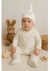 Zürafa Desenli 3 Parça Erkek Bebek Hastane Çıkışı % 100 Pamuk