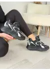 Cata Siyah Cilt Beyaz Detaylı Spor Ayakkabı