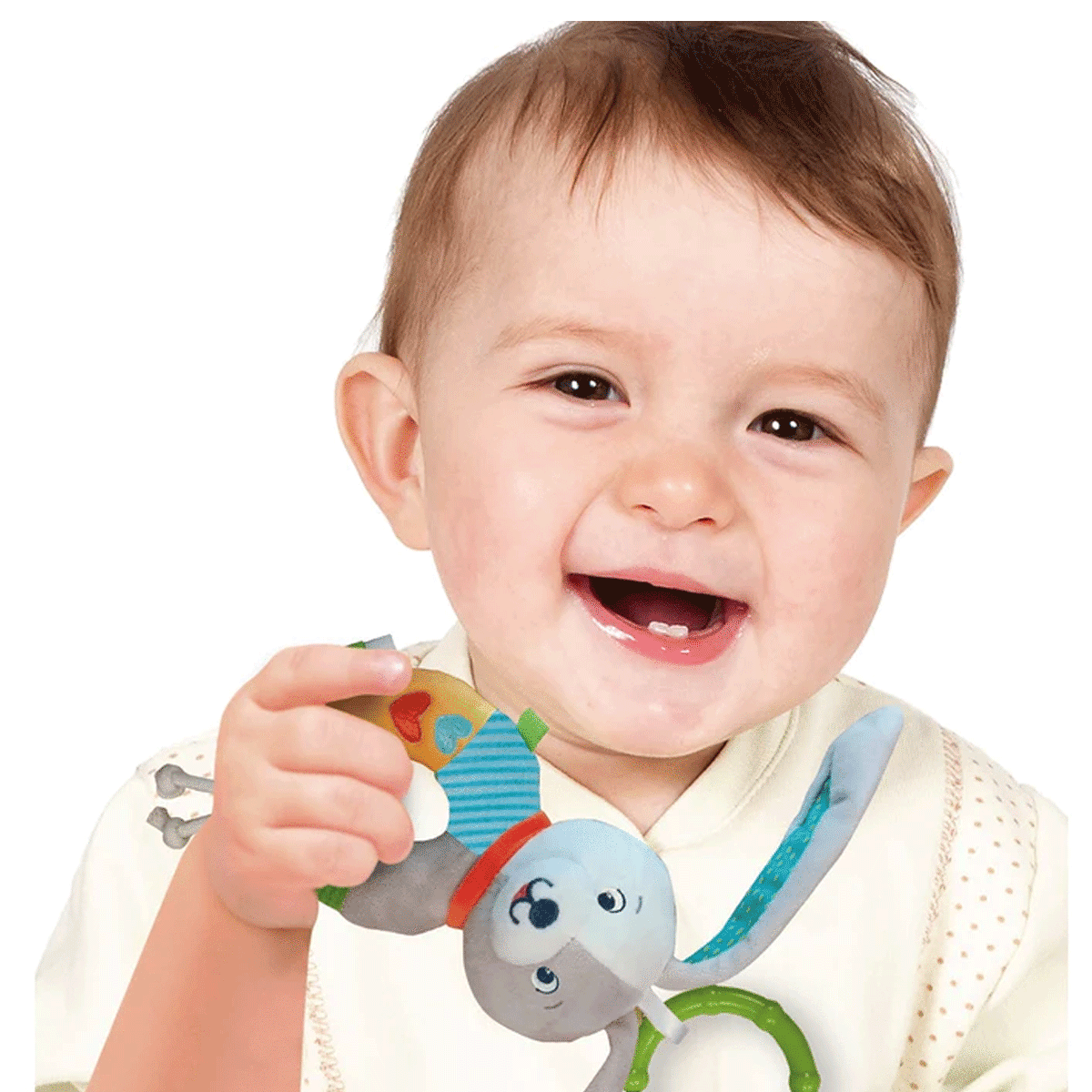 Omarı Sevimli Tavşan Çıngırak - Bebeğinizin İlk Oyuncak Deneyimi