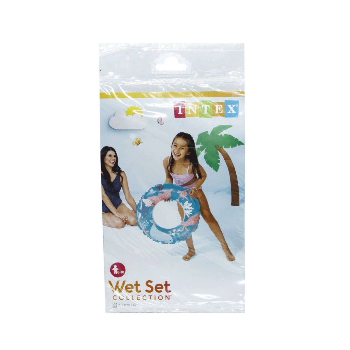 Omarı Şeffaf Baskılı Simit Oyuncak - 61 cm Uzunluk