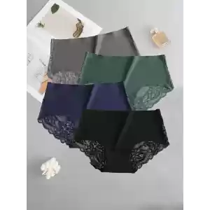 Dalgalı Desenli Kadın Düşük Bel Bikini Altı