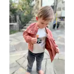 Canlı Yeşil Çocuk Kıyafet Seti