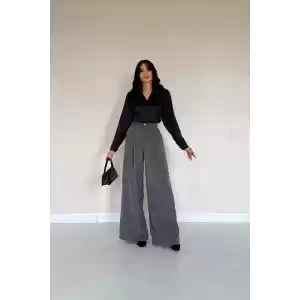 Siyah Saten Gömlek