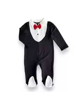 Siyah Bebek Tulumu Papyon Detaylı Model