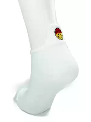 Eğlenceli Emoji Desenli Pamuklu Bilek Çorapları Seti