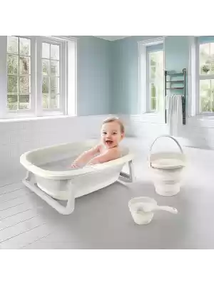 7271 Katlanabilir Banyo Seti 3lü Bej