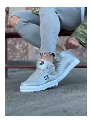 Gümüş Erkek Yarım Bilek Bot - Stil ve Konforu Bir Arada