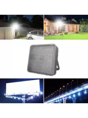 BUFFER® Dış Mekan ve Kamp İçin USB İle Şarj Olan 4 Farklı Işık Modlu Güçlü Projektör Lamba 100W 2400 Mah
