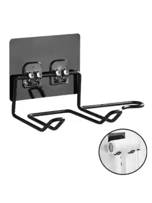 BUFFER® Fön Makine Askısı Siyah Yapışkanlı Fön Makine Tutucu