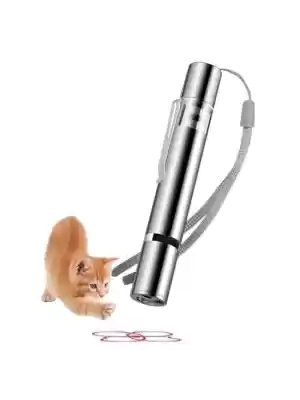 BUFFER® Usb İle Şarj Edilebilen 3In 1 Kırmızı Işık +Beyaz Led Meşale Işık + Uv El Feneri Kedi Lazeri