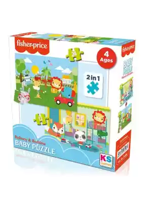 Renkli Bebek Tren Puzzle Seti