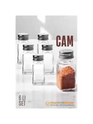 Modacar Cam Tuzluk Biberlik Karabiberlik 6 lı SET