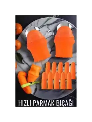 ModaCar Hızlı Parmak Bıçağı Başparmak Sebze Kesici 2 li set